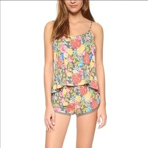 Wildfox NWT Cami Sleep Floral Shorts Set